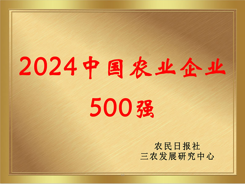 2024中國農(nóng)業(yè)500強